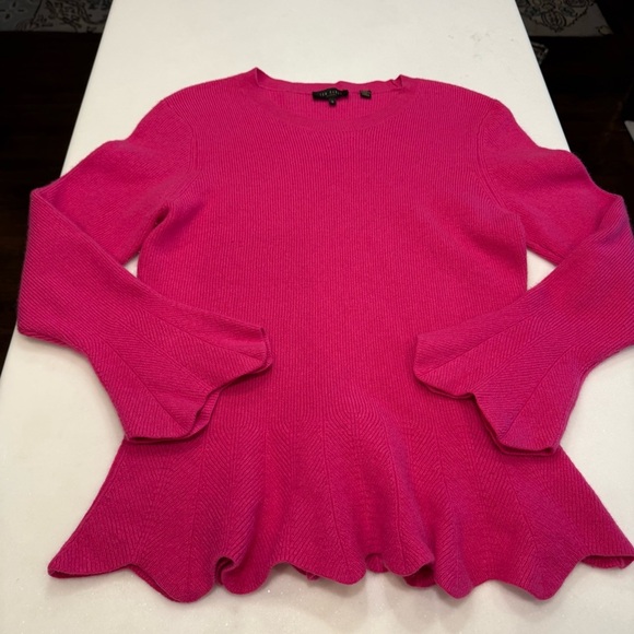 Ted Baker London Women’s Bell Sleeve Sweater Wool cashmere Blend Sz US 10 TB 4 - Picture 7 of 13